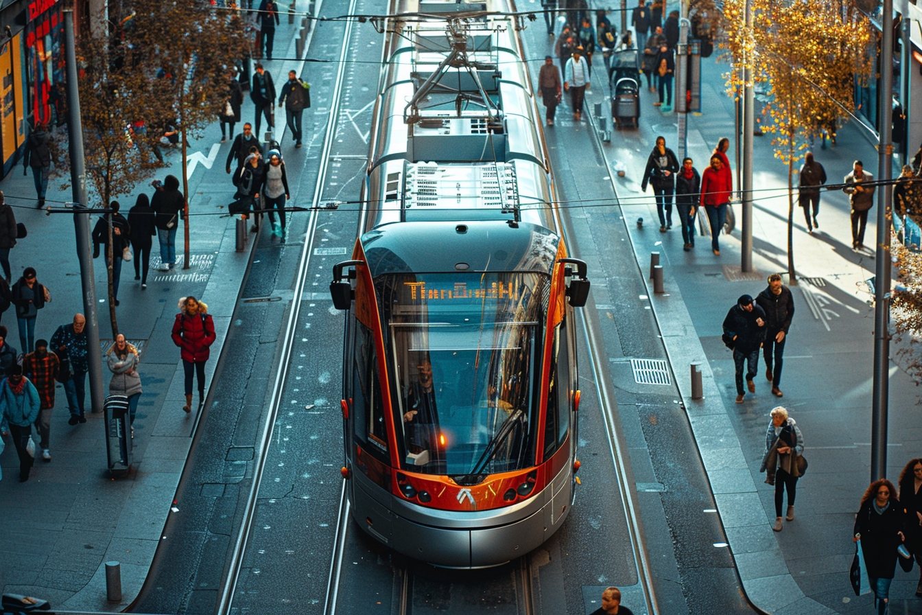 Carte des réseaux de transport à Clichy montrant trains, bus, et vélos partagés pour faciliter la navigation en ville.